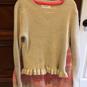 Knit sweater / skirt set